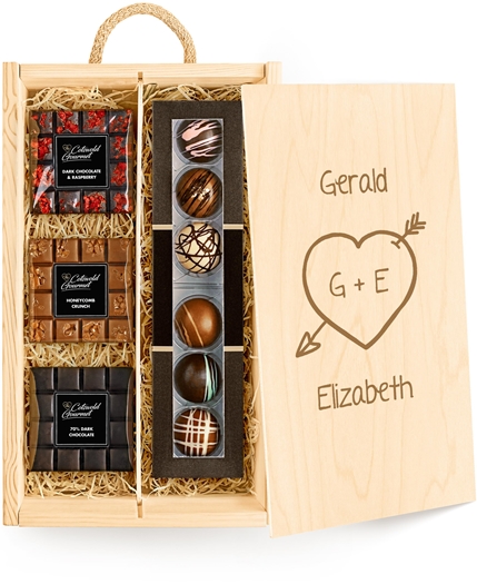 Anniversary & Wedding Personalised Variety Chocolate Tasting Experience - Ganache Selection
